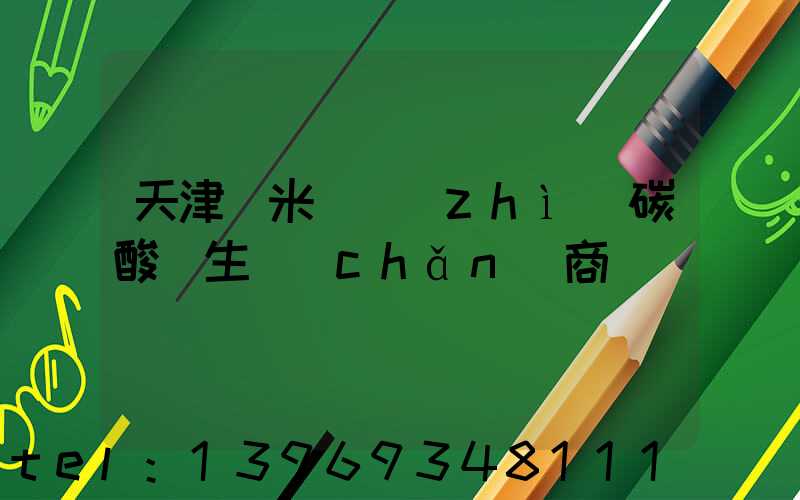 天津納米輕質(zhì)碳酸鈣生產(chǎn)商